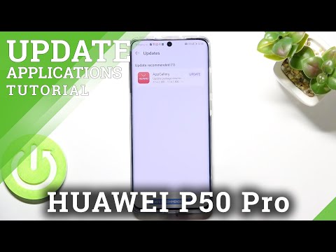 How to Update Apps on HUAWEI P50 Pro - AppGallery