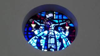 preview picture of video 'Circular Stained Glass Windows Holy Name Parish Church Oakley Fife Scotland'