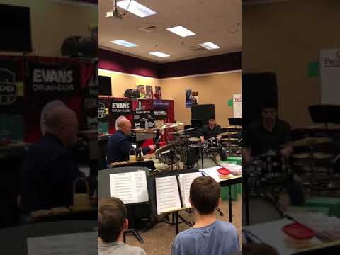 Edward Freytag and William Ellis demonstrating a 3/4 Latin funk groove.