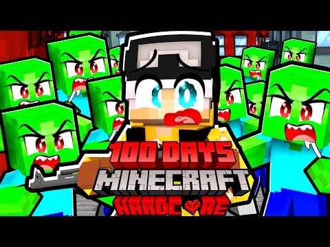 SOPRAVVIVO 100 giorni in un APOCALISSE ZOMBIE in MINECRAFT