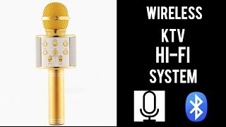 Worlds best wireless KTV microphone | WS-858 unboxing & review