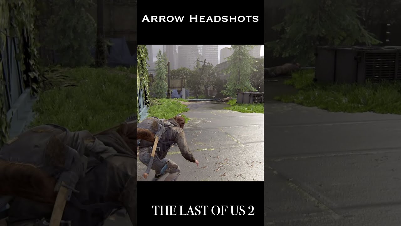 Arrow Headshots - Ellie #Shorts #tlos2 #TheLastOfUs2 #Ellie #ps5 #gameplay
