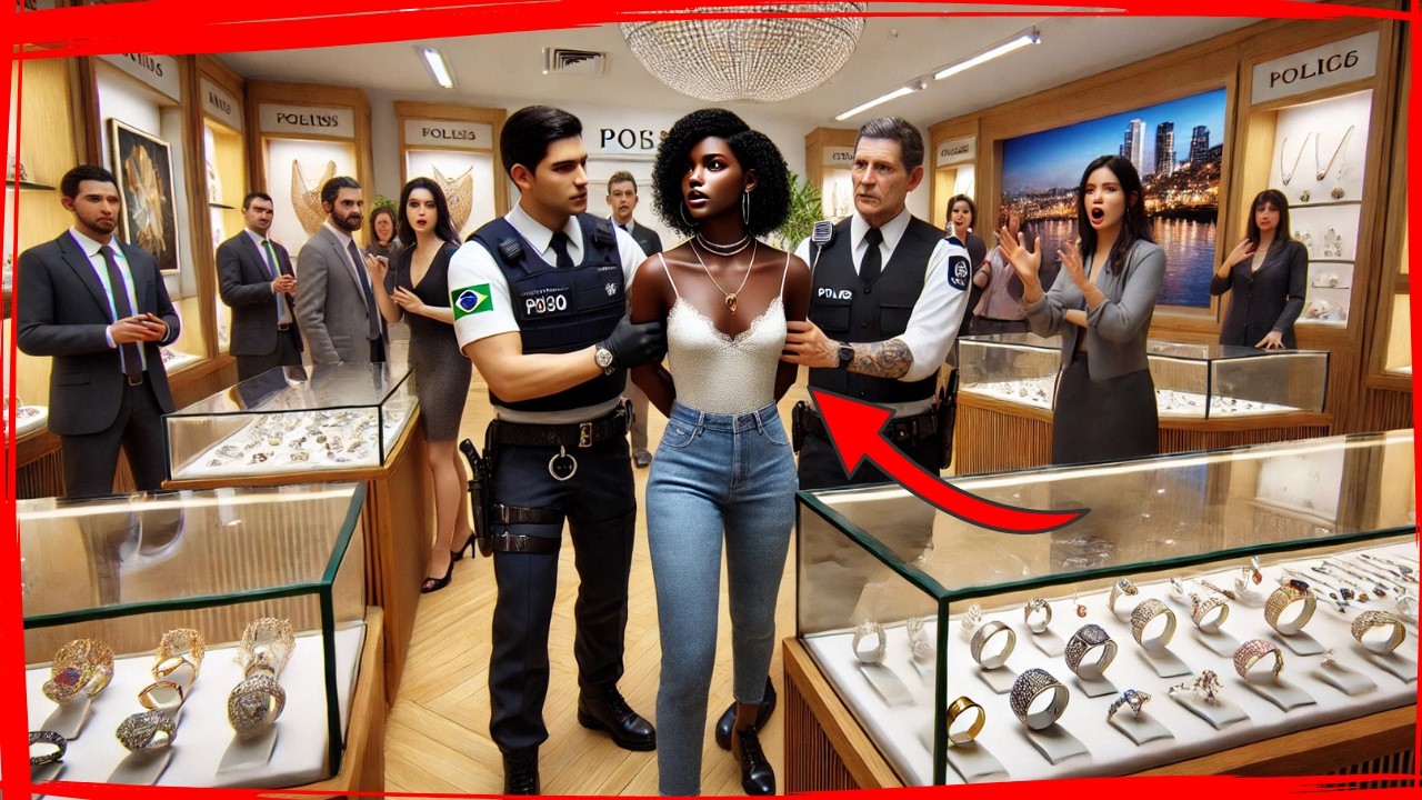 GAROTA NEGRA  Acusada de Roubo em Joalheria Todos humilham ela, Quando sua Mãe Chega CHOCA A TODOS