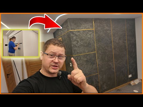 Ciemny Beton Architektoniczny z Kleju  – Zrobiłem Go Pierwszy Raz!   - Dom za złotówkę odc. 93