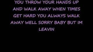 P!NK-WALK AWAY *LYRICS