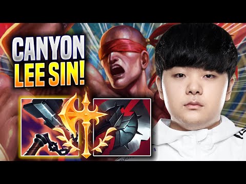 CANYON CRAZY GAME WITH LEE SIN! - DK Canyon Plays Lee Sin JUNGLE vs Sylas! | Season 2023