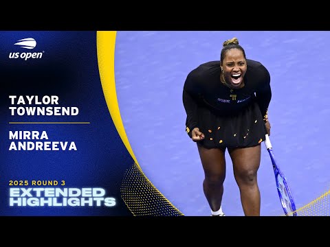 Taylor Townsend vs. Mirra Andreeva Extended Highlights | 2025 US Open Round 3
