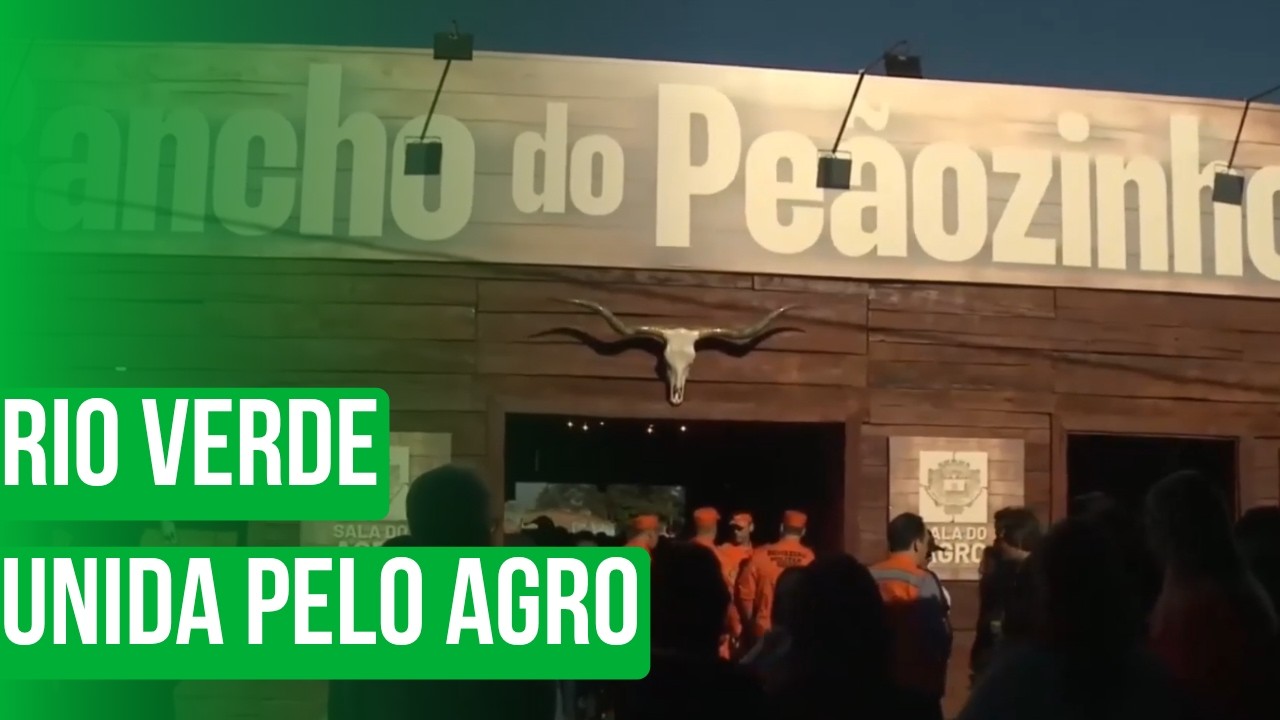Rio Verde Unida pelo Agro: Autoridades Abrem o Rancho do Peãozinho na Expo