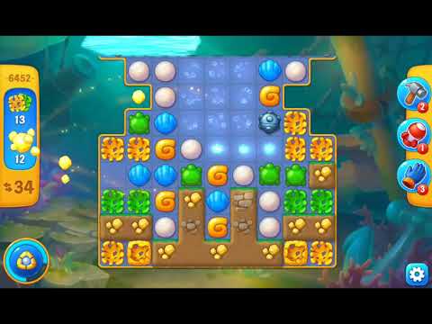 Fishdom 2021 - Level 6452   #playrix #fishdom #gaming