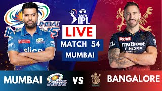 Live: MI Vs RCB, Match 54 Mumbai | IPL Live Scores & Commentary | IPL LIVE 2023, Mumbai vs Bangalore