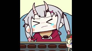 癇癪を起こしてしまう百鬼あやめ（ホロライブ）（手描き切り抜き）＃百鬼あやめ＃角巻わため＃さくらみこ＃大神ミオ#vtuber #hololive #ホロライブ