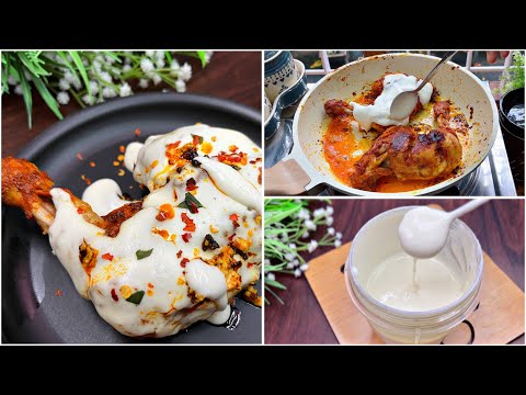 Viral iffa chicken recipe Dubai Famous #Iffa Chicken #Viral Food/Juicy Fried Chicken Creamy Sauce 