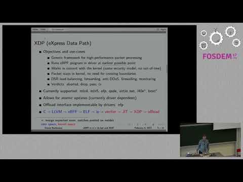 eBPF and XDP walkthrough and recent updates