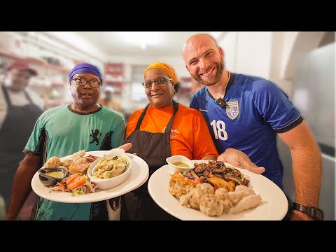Dominica FRESH SEAFOOD and AMAZING FLOATING BAR in Mero Beach!