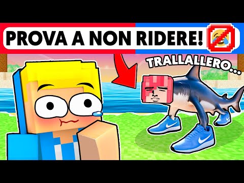 TRALLALLERO TRALLALLÀ PROVA A NON RIDERE Su Minecraft!