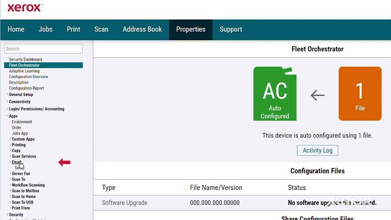 Xerox® VersaLink® C625 Color Multifunction Printer Scan To Email