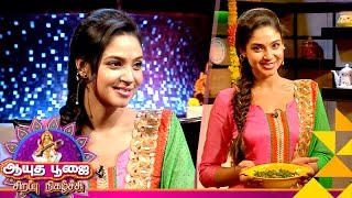 Actress Angana Roy in Ungal Kitchen Engal Chef | 10/10/2016 | Puthuyugam TV video