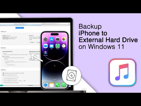 Backup iPhone to external Hard Drive on Windows 11 [2024]