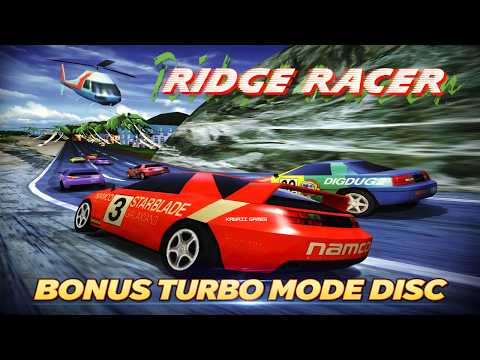 Ridge Racer BONUS TURBO MODE DISC | PS1 | Gameplay Walkthrough Longplay FULL GAME [4K60ᶠᵖˢ UHD🔴]
