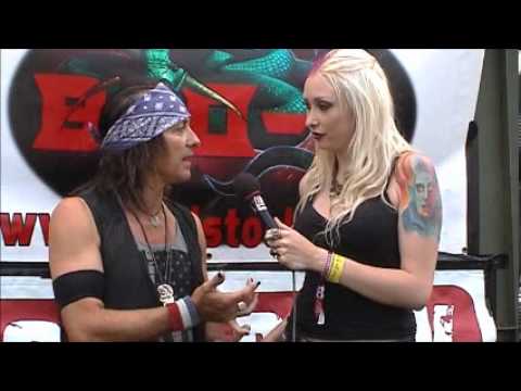 Ryan Roxie (Alice Cooper) interview @Bloodstock 2012 with Hayley Leggs (TotalRock)