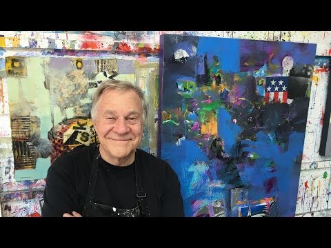 BobBlast 104 "Collage & Painting Demonstration."