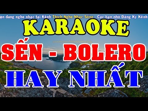 [KARAOKE] Liên Khúc Karaoke Nhạc Sến - Bolero - Trữ Tình Hay Nhất - Nhạc Sống Karaoke