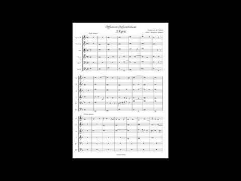 T.L. de Victoria, Officium defunctorum. 3. Kyrie