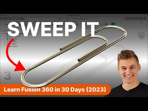 Day 3 of Learn Fusion 360 in 30 Days for Complete Beginners! - 2023 EDITION