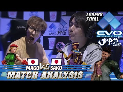 SFV CE Match Analysis: EVO Japan 2020 Top 8 LOSERS FINAL - Mago vs. Sako