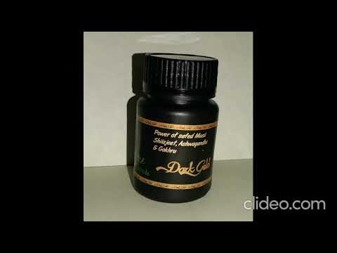Dark gold capsule golden safed mulsi + ashwagandha + makarad...
