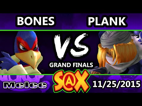 S@X 125 - Bones (Falco) Vs. Plank (Sheik) SSBM Grand Finals - Smash Melee