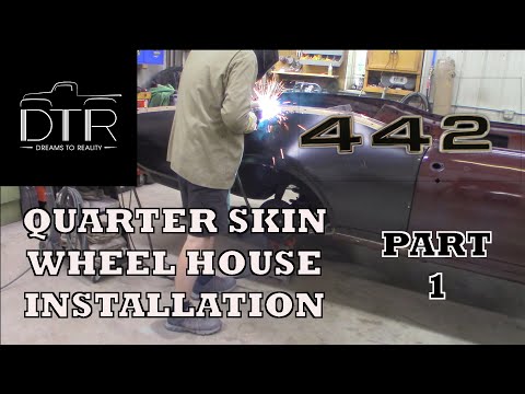 68 OLDS 442 Outer Wheelhouse/Quarter panel install DTR Automotive