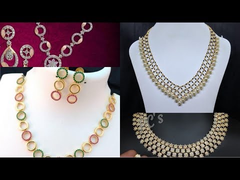#Lightweight necklace set collection || latest necklace collection ||suji telugu channel ||