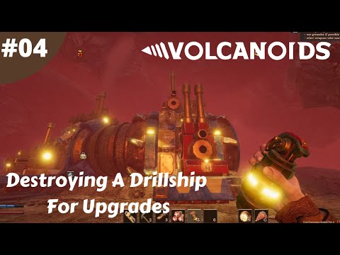 Destroying A Drillship For Upgrades - Volcanoids - #04 - Lets Play