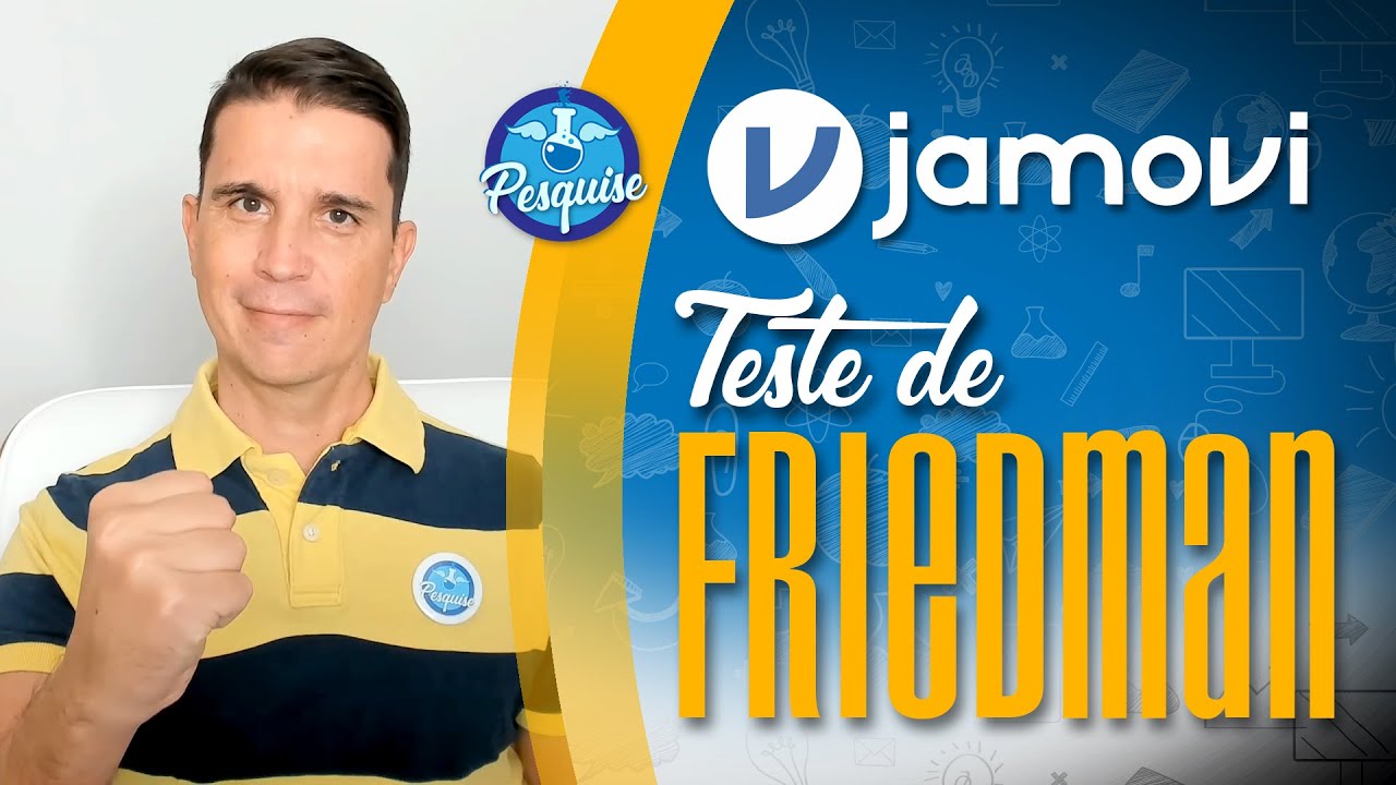 Teste de FRIEDMAN super intuitivo! (JAMOVI)