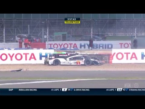 WEC 6 Hours of Silverstone 2016 Brendon Hartley Big Crash