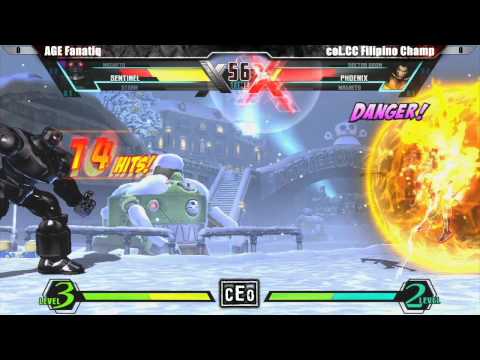 UMVC3 Top 8 AGE Fanatiq vs coL.CC Filipino Champ - CEO 2012 Tournament
