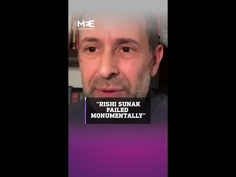 Daniel Levy, criticises PM Rishi Sunak's stance on Israel-Palestine conflict