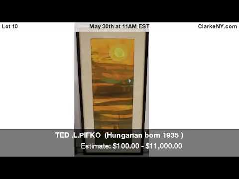 TED .L.PIFKO  (Hungarian born 1935 )