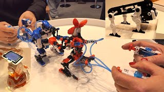 Kosmos Roboter Baukästen @ Spielwarenmesse 2024 – Hydraulik-Boxing Bots, Solar Bots, Flip Monster