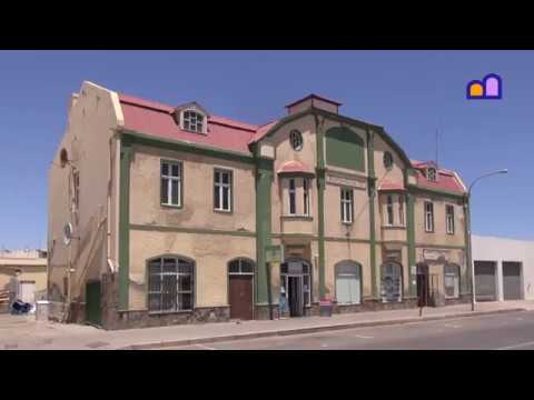 Namibia - Lüderitz - Colonial buildings in a windy town