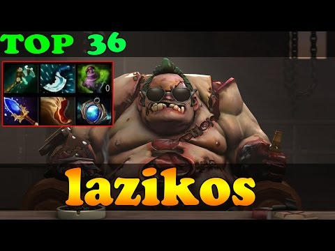 Dota 2 - Lazicos TOP 36 in Pudge in Dotabuff Vol 1 - Ranked Match Gameplay!