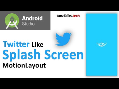 Motion Layout Tutorial | Making Twitter Splash Screen | Android Studio
