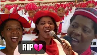 Former IPCC lead singer Mme Emma Mkhwanazi has sad