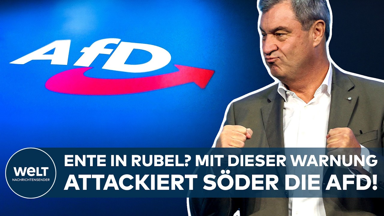 PARTEITAG IN MÜNCHEN: CSU bei bis zu 37 Prozent – doch Söder hat ein großes AfD-Problem