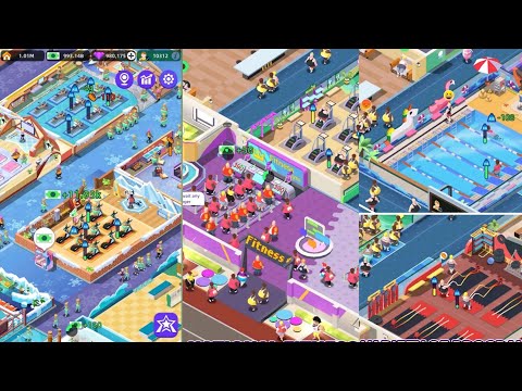 Fitness Club Tycoon Gameplay Walkthrough Part 12 Android IOS - YouTube