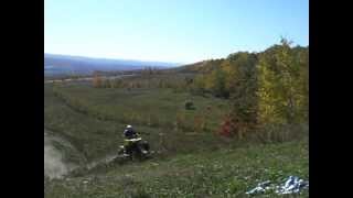 preview picture of video 'Rippin On The Suzuki 450r on the Step-Up In Carbondale Pa'