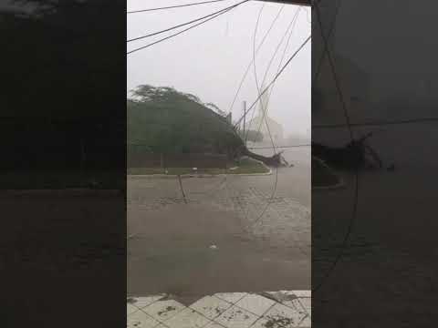 Chuva forte nesse momento em Belém do Brejo do Cruz PB Com ventos fortes