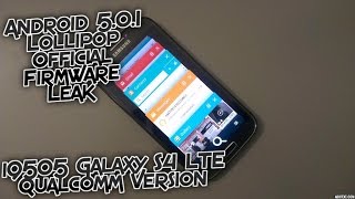 Samsung Galaxy S4 i9505 LTE Official Android 5.0.1 Lollipop Firmware
