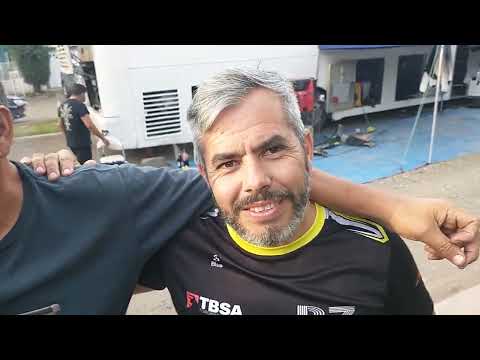 Luis y Lucas Beltrán, junto a Claudio Zoia. Rally de Las Coloradas. 7/3/26.